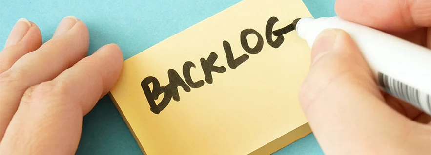 Capture d'écran de gestion de backlog
